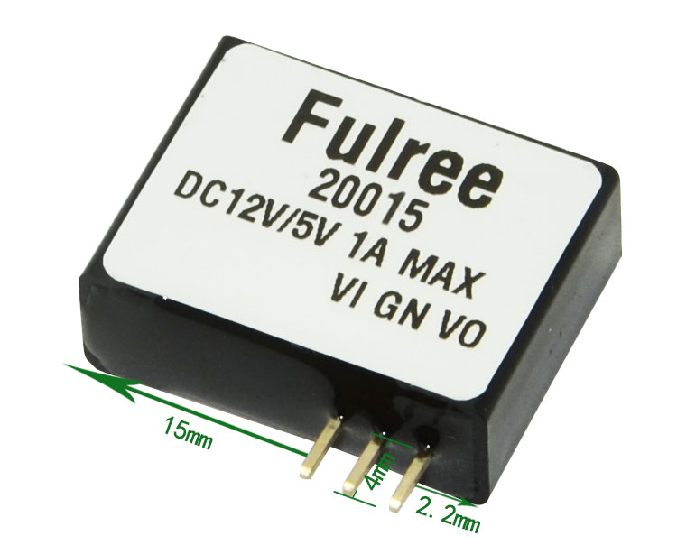On-board Type Non-isolated 12V to 5V, 1A Converter