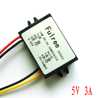 8-55V to 5V, Step-down, 3A, 15W