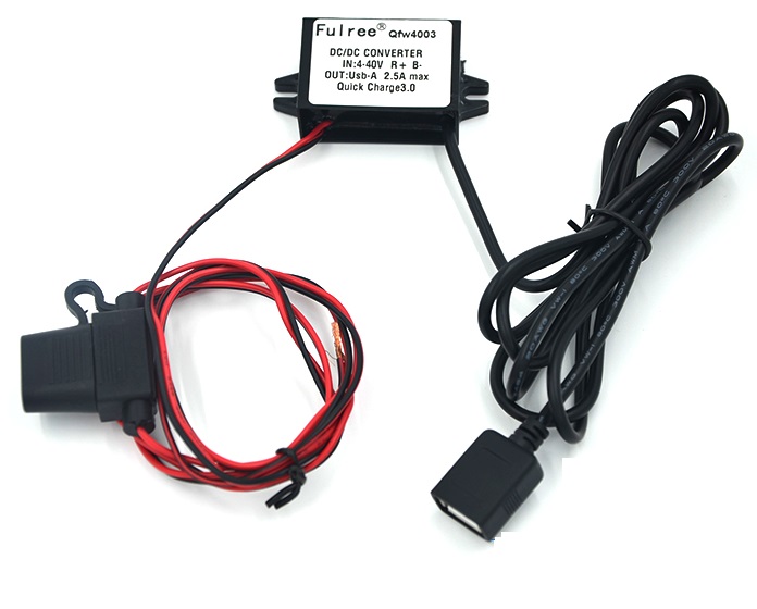 Quick Charge 3.0 USB Charger, 4-40V input Quick Charge 3.0 USB Charger, 4-40V input